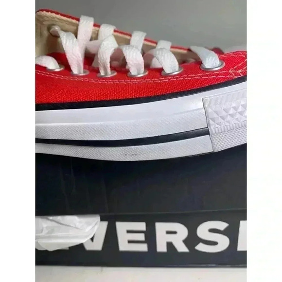 .791 Converse All Star Low Top, Red-US 5 Mens - Picture 3 of 6